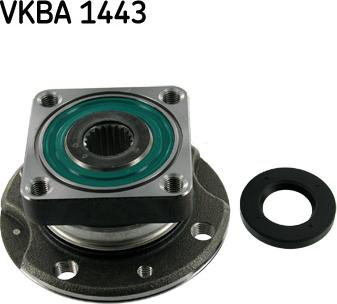 SKF VKBA 1443 - Riteņa rumbas gultņa komplekts www.autospares.lv