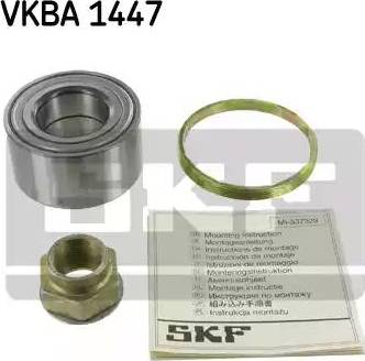 SKF VKBA 1447 - Подшипник ступицы колеса, комплект www.autospares.lv