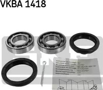 SKF VKBA 1418 - Wheel hub, bearing Kit www.autospares.lv