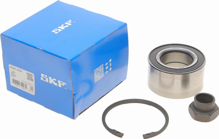 SKF VKBA 1432 - Wheel hub, bearing Kit www.autospares.lv