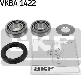 SKF VKBA 1422 - Wheel hub, bearing Kit www.autospares.lv