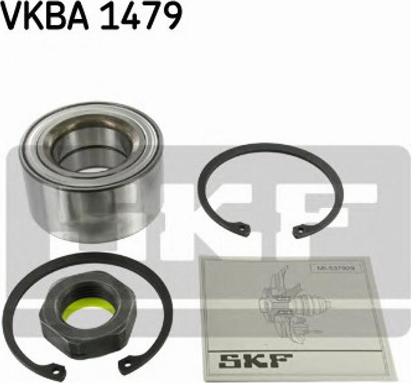 SKF VKBA 1479 - Riteņa rumbas gultņa komplekts www.autospares.lv