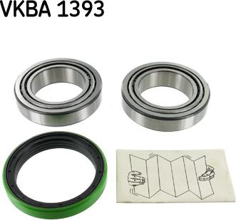 SKF VKBA 1393 - Wheel hub, bearing Kit www.autospares.lv