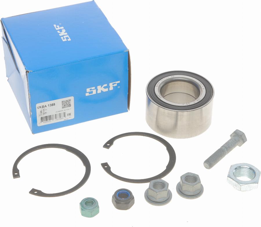 SKF VKBA 1358 - Wheel hub, bearing Kit www.autospares.lv