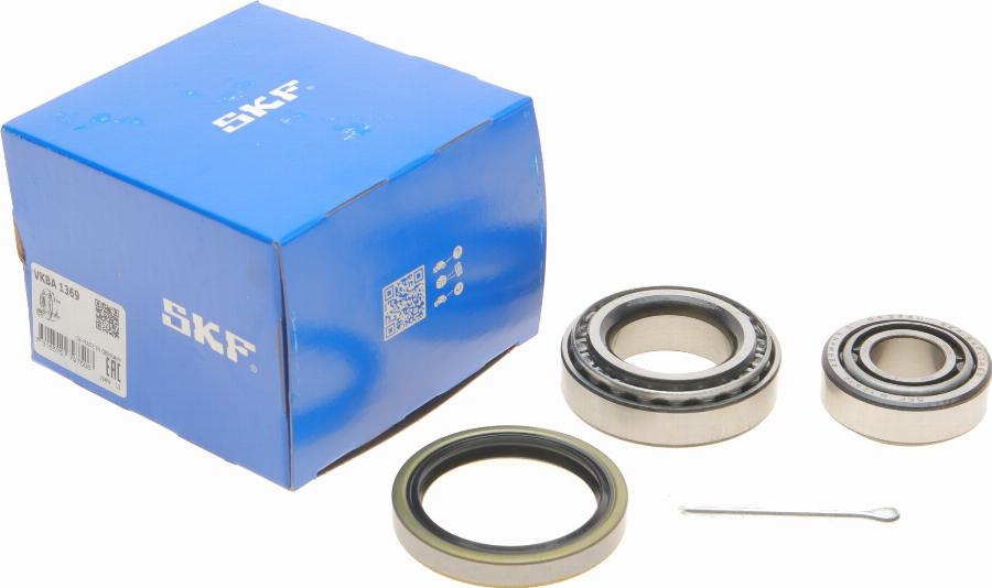 SKF VKBA 1369 - Подшипник ступицы колеса, комплект www.autospares.lv