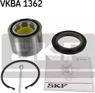 SKF VKBA 1362 - Подшипник ступицы колеса, комплект www.autospares.lv