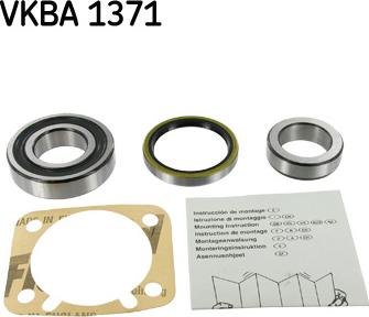 SKF VKBA 1371 - Riteņa rumbas gultņa komplekts www.autospares.lv