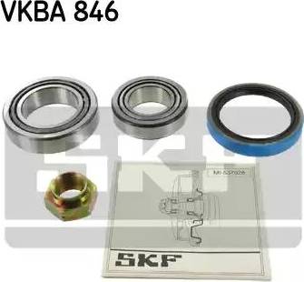 SKF VKBA 846 - Wheel hub, bearing Kit www.autospares.lv