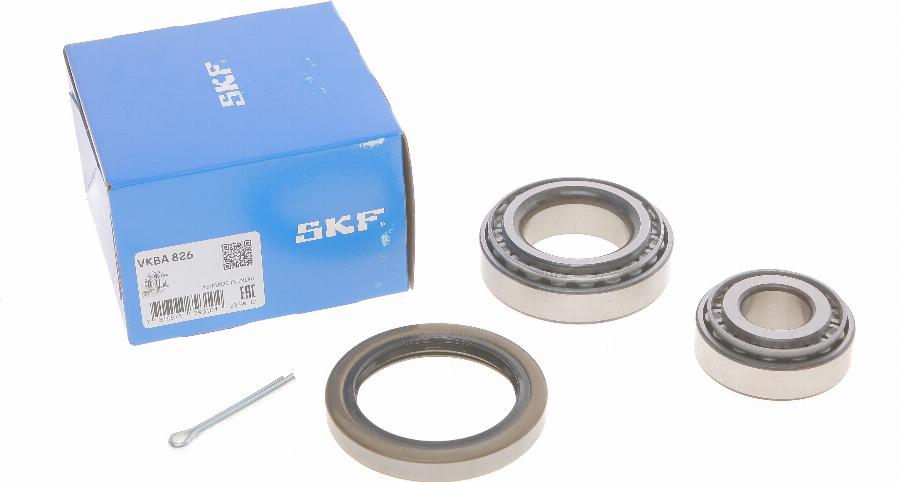 SKF VKBA 826 - Wheel hub, bearing Kit www.autospares.lv