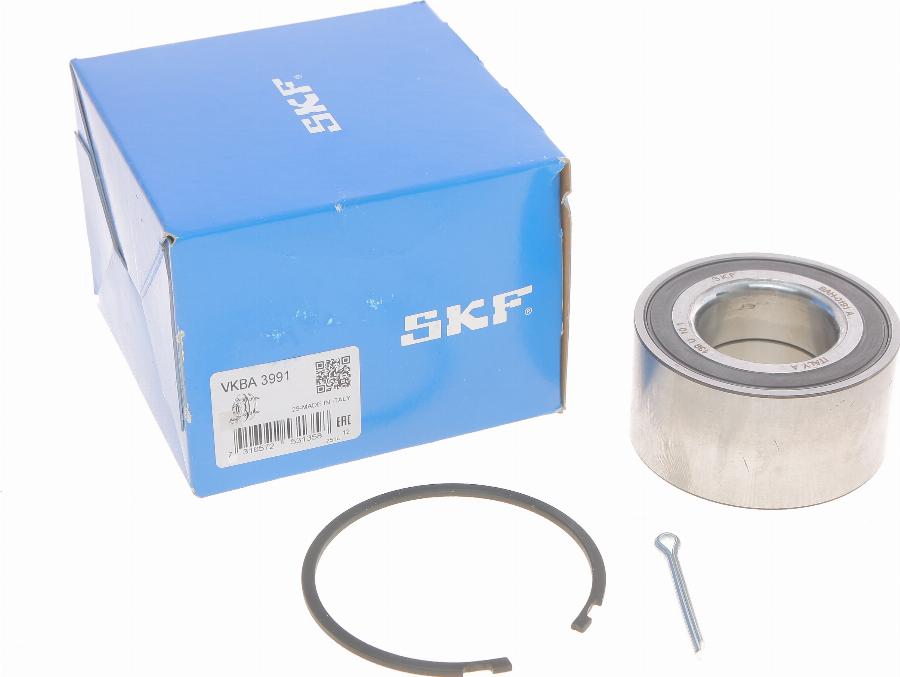 SKF VKBA 3991 - Wheel hub, bearing Kit www.autospares.lv