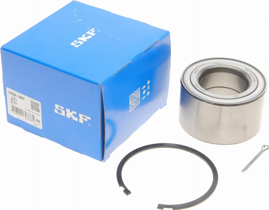 SKF VKBA 3997 - Wheel hub, bearing Kit www.autospares.lv