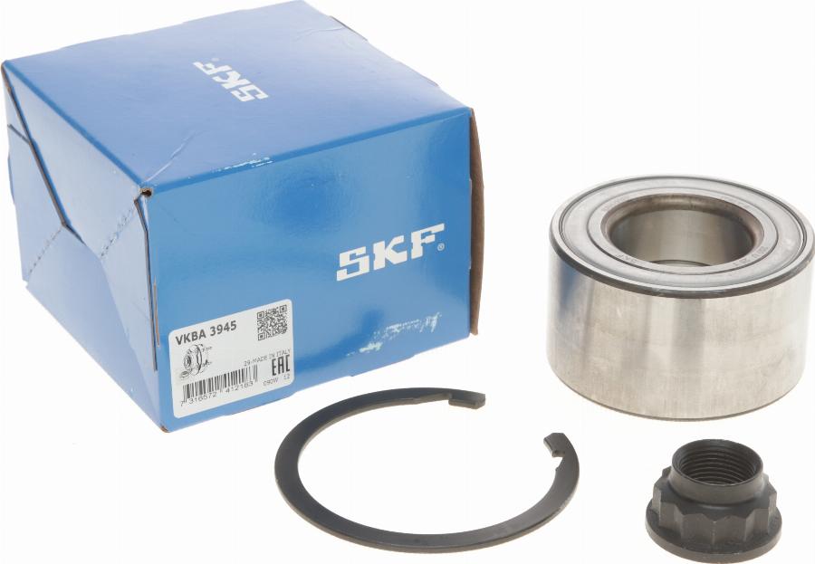 SKF VKBA 3945 - Wheel hub, bearing Kit www.autospares.lv