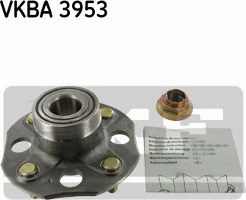 SKF VKBA 3953 - Ступица колеса, поворотный кулак www.autospares.lv