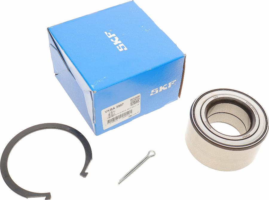 SKF VKBA 3907 - Wheel hub, bearing Kit www.autospares.lv