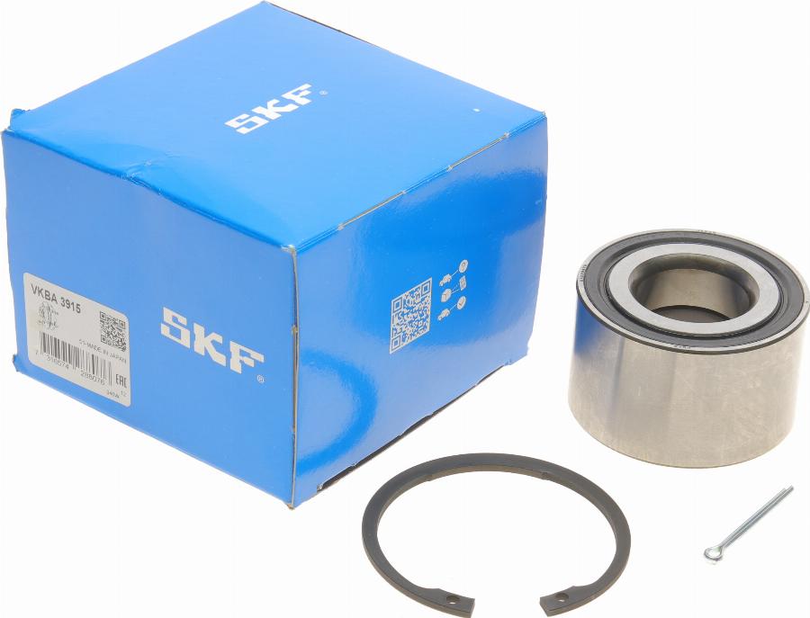 SKF VKBA 3915 - Подшипник ступицы колеса, комплект www.autospares.lv