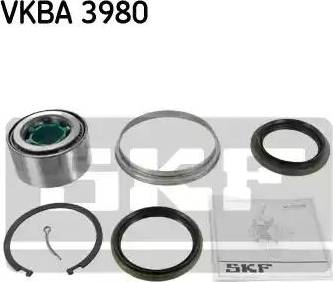 SKF VKBA 3980 - Riteņa rumbas gultņa komplekts www.autospares.lv