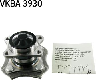 SKF VKBA 3930 - Riteņa rumbas gultņa komplekts autospares.lv