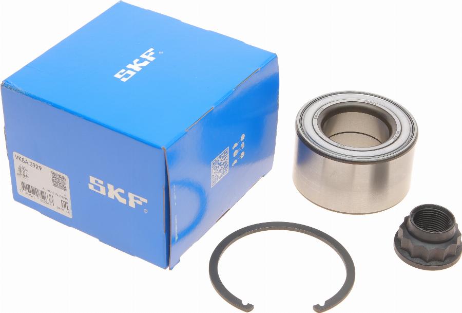 SKF VKBA 3929 - Wheel hub, bearing Kit www.autospares.lv