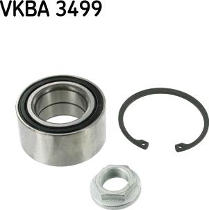 SKF VKBA 3499 - Riteņa rumbas gultņa komplekts www.autospares.lv