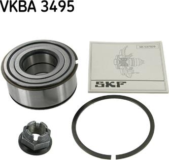 SKF VKBA 3495 - Riteņa rumbas gultņa komplekts www.autospares.lv