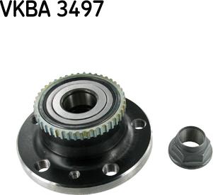 SKF VKBA 3497 - Riteņa rumbas gultņa komplekts autospares.lv