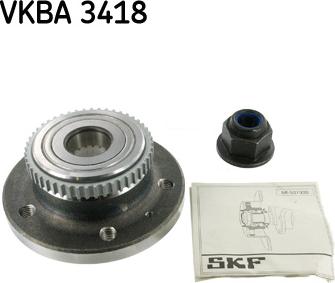 SKF VKBA 3418 - Riteņa rumbas gultņa komplekts www.autospares.lv