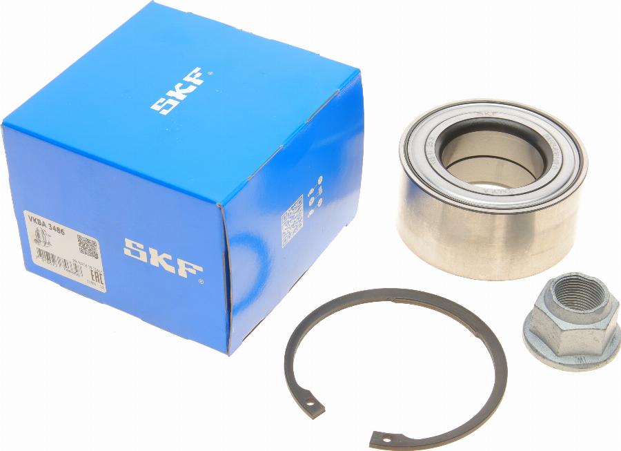 SKF VKBA 3486 - Wheel hub, bearing Kit www.autospares.lv