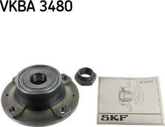 SKF VKBA 3480 - Riteņa rumbas gultņa komplekts autospares.lv