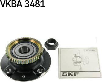 SKF VKBA 3481 - Riteņa rumbas gultņa komplekts autospares.lv