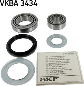 Autokit 1634 - Wheel hub, bearing Kit www.autospares.lv