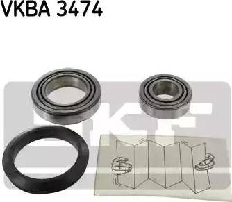 SKF VKBA 3474 - Riteņa rumbas gultņa komplekts autospares.lv