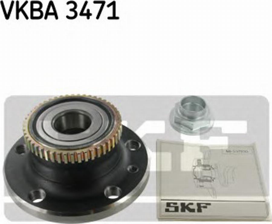 SKF VKBA 3471 - Riteņa rumba www.autospares.lv