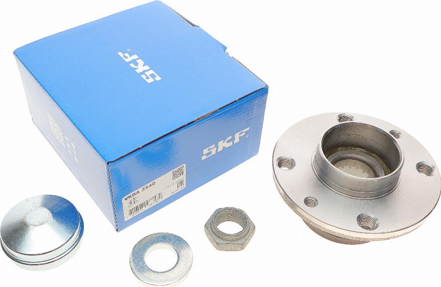 SKF VKBA 3540 - Wheel hub, bearing Kit www.autospares.lv