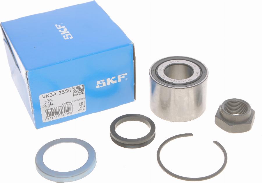 SKF VKBA 3556 - Wheel hub, bearing Kit www.autospares.lv