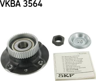 SKF VKBA 3564 - Riteņa rumbas gultņa komplekts autospares.lv