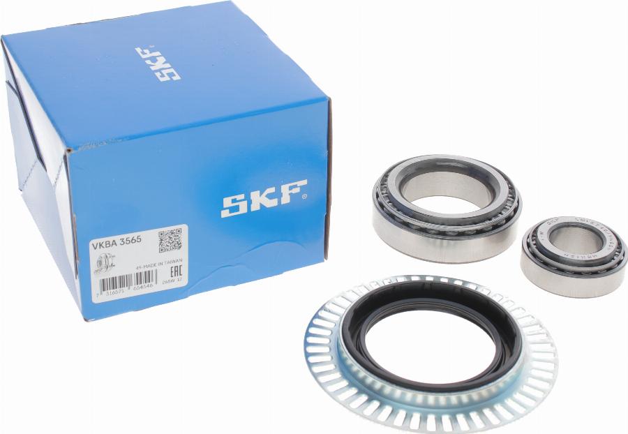 SKF VKBA 3565 - Подшипник ступицы колеса, комплект www.autospares.lv