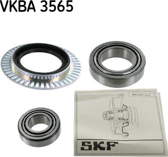 SKF VKBA 3565 - Подшипник ступицы колеса, комплект www.autospares.lv