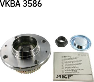 SKF VKBA 3586 - Riteņa rumbas gultņa komplekts autospares.lv