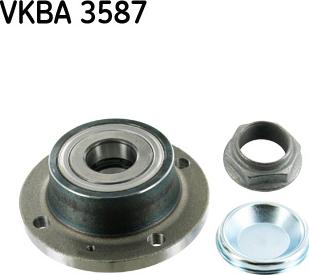 SKF VKBA 3587 - Riteņa rumbas gultņa komplekts autospares.lv