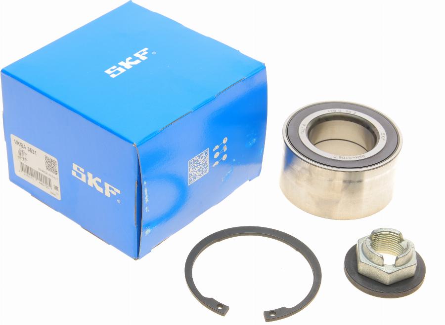 SKF VKBA 3531 - Wheel hub, bearing Kit www.autospares.lv