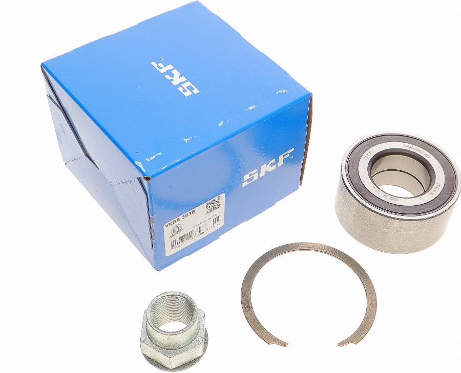 SKF VKBA 3538 - Wheel hub, bearing Kit www.autospares.lv