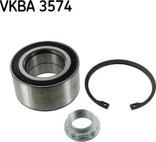 SKF VKBA 3574 - Riteņa rumbas gultņa komplekts www.autospares.lv