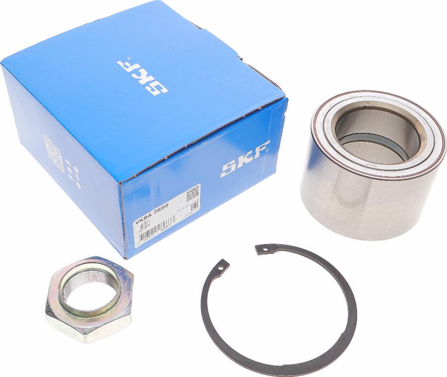 SKF VKBA 3690 - Wheel hub, bearing Kit www.autospares.lv