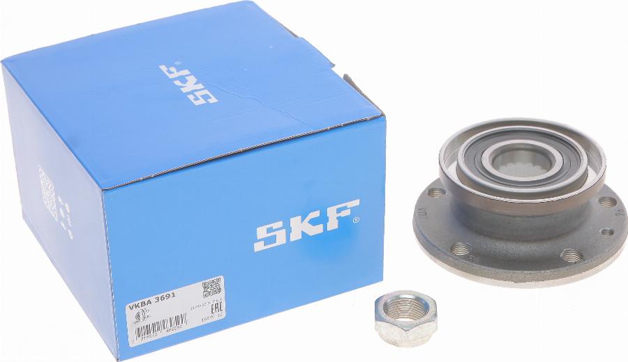 SKF VKBA 3691 - Riteņa rumbas gultņa komplekts www.autospares.lv