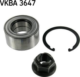 SKF VKBA 3647 - Riteņa rumbas gultņa komplekts www.autospares.lv