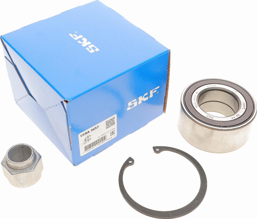 SKF VKBA 3657 - Wheel hub, bearing Kit www.autospares.lv