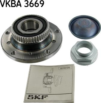 SKF VKBA 3669 - Riteņa rumbas gultņa komplekts www.autospares.lv