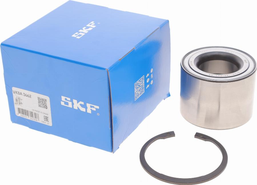 SKF VKBA 3662 - Wheel hub, bearing Kit www.autospares.lv