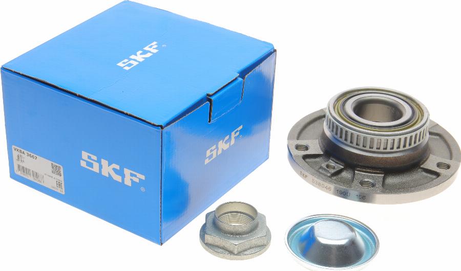 SKF VKBA 3667 - Riteņa rumbas gultņa komplekts autospares.lv