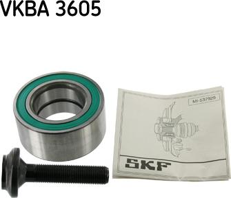 SKF VKBA 3605 - Wheel hub, bearing Kit www.autospares.lv